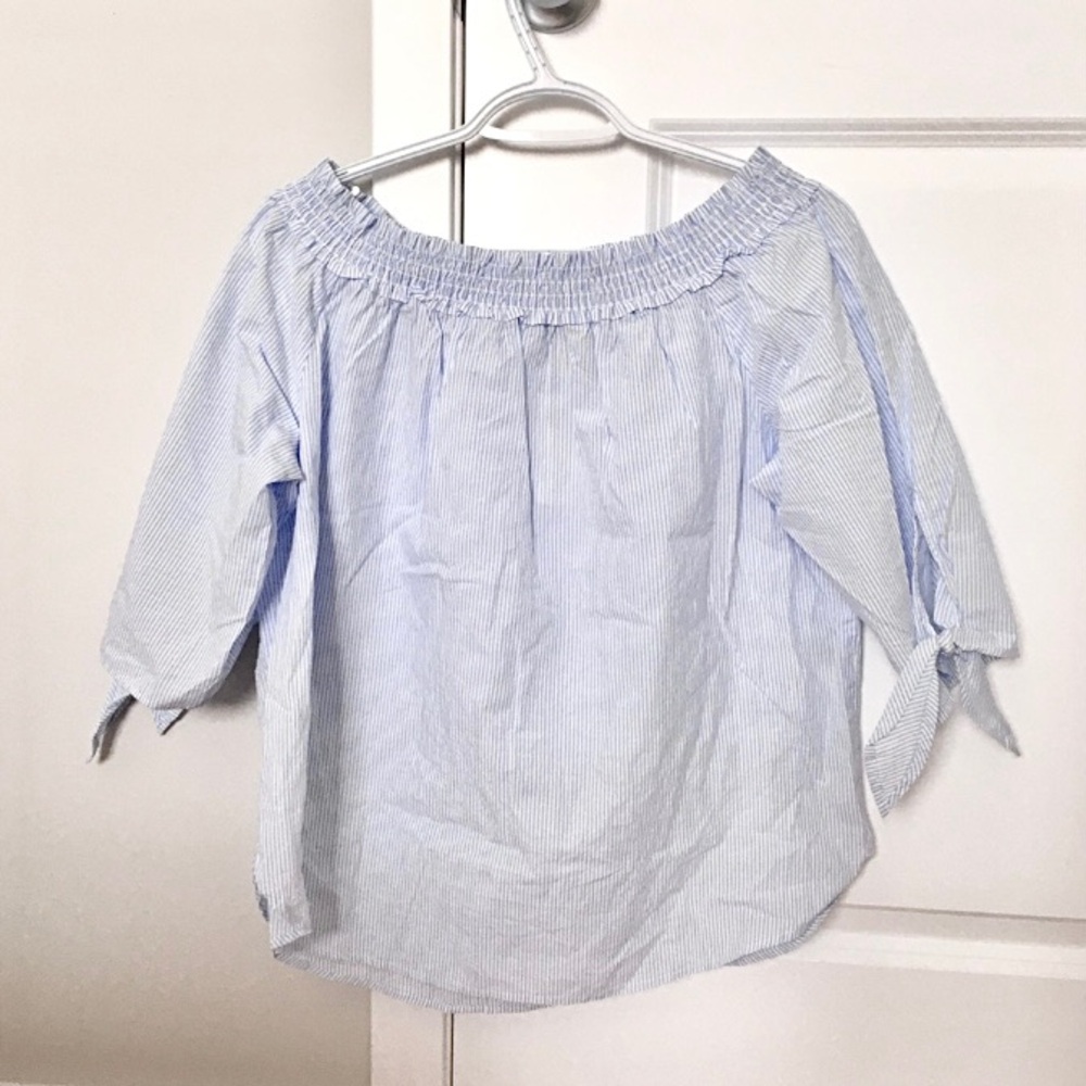 Off the shoulder flowy top